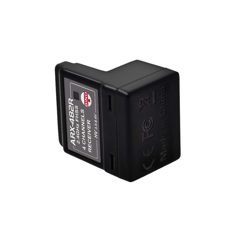 AGFRC 2.4Ghz 4CH RC Receiver Compatible with Futaba FASST for Fixed Wing Aircraft RC Car Remote Receiver (RFSS04F) - Image 2
